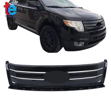Gloss Black Front Bumper Grille Upper Grill Trim For Ford Edge 2007-2010