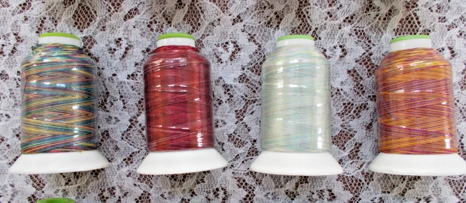 Coats & Clark Machine Embroidery Thread Lot of 12 Polyester 40 Wt. 600 yd/Spools - Image 4 of 4