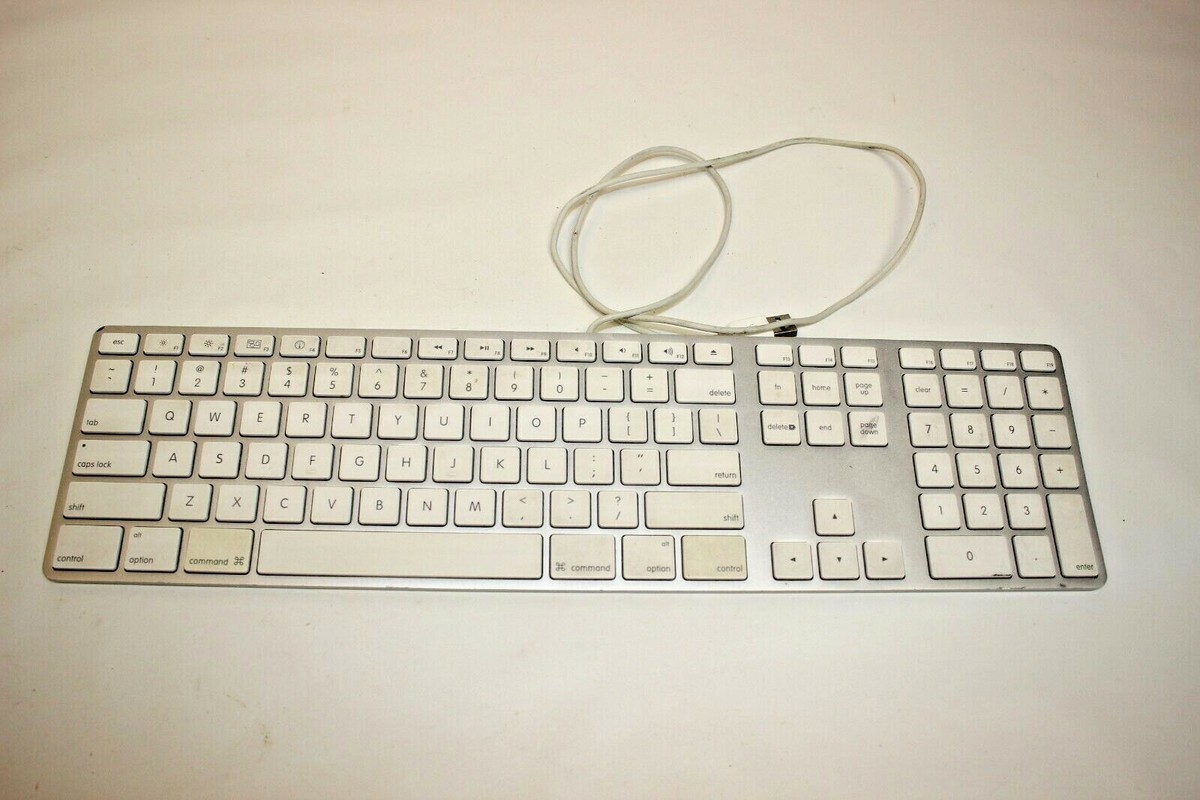 キーボード Apple Keyboard with Numeric Keypad A1243 Refurbished & Used Apple A1243 Wired Aluminum Keyboard with