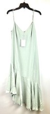 WAFY Women’s Green Sleeveless Asymmetrical Dress Size M