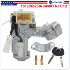 Ignition Lock Cylinder Switch W/ Key For CAMRY 2002 2003 2004 2005 2006 No Chip