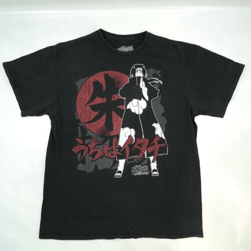 Naruto Shippuden Itachi Uchiha Anime Ripple Junction T-Shirt Men's Size L - Afbeelding 1 van 9