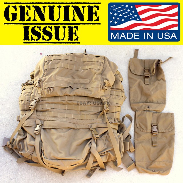 GENUINE USMC Military main FILBE BACKPACK PACK RUCKSACK COMPLETE MARINE coyote eBay