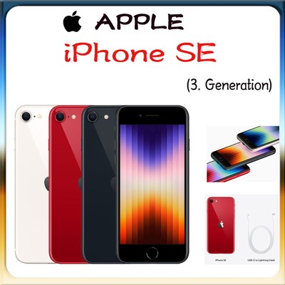 Apple iPhone SE 3rd Gen (2022) 5G Smartphone Entsperrt 64/128/256GB ALLE FARBEN 