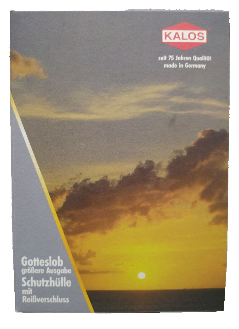 Kalos Schutzhülle mit Reißverschluss für Gotteslob größere Ausgabe neu OVP