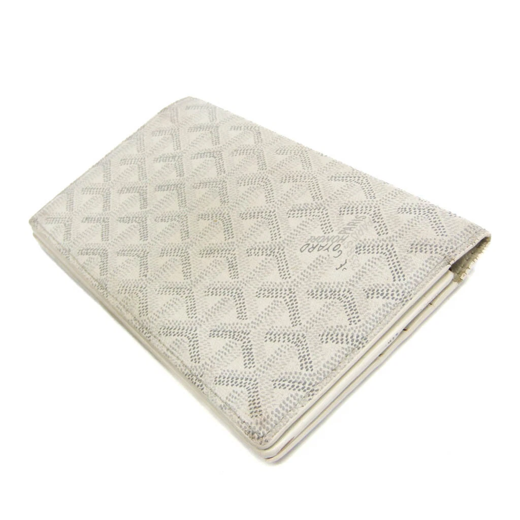 Goyard Richelieu Women Men Leather Coated Canvas Long Wallet bi