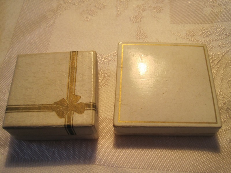 ANTIQUE PAPER RING BOXES, LOT OF 2 henry Ball jeweler