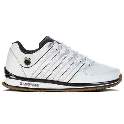 K-Swiss RINZLER Herren Echtleder Sneaker Echtleder Sportschuhe (01235-138-M)