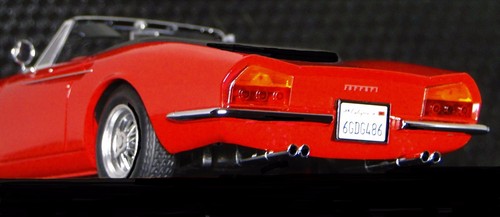 Ferrari Race Car24Le Mans Racing12Racer Custom Metal Body1Model18Carousel Red