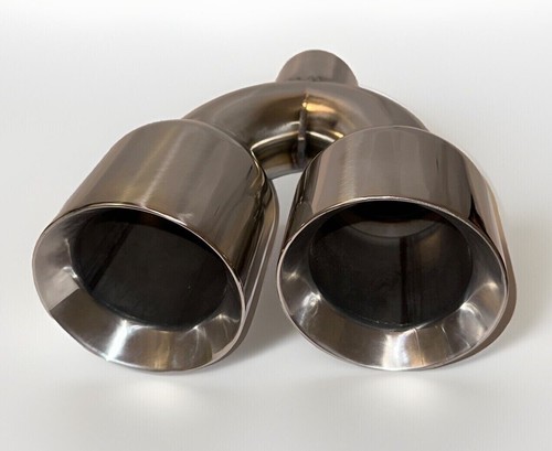 Exhaust Tips 2.5" INLET 4" OUTLET Dual Wall Round Stainless Steel TIPS CHOICE - Picture 15 of 23