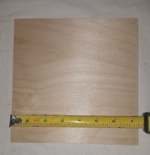 Maple Plywood Squares - 7-3/8" Square x 1/4" - 5-Ply Lot of 10 pieces