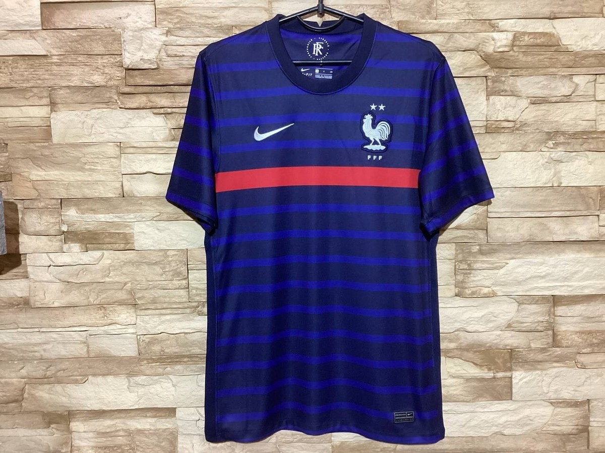 FRANCE 2020 2021 2022 Home Football Shirt Soccer Jersey Nike Sz S