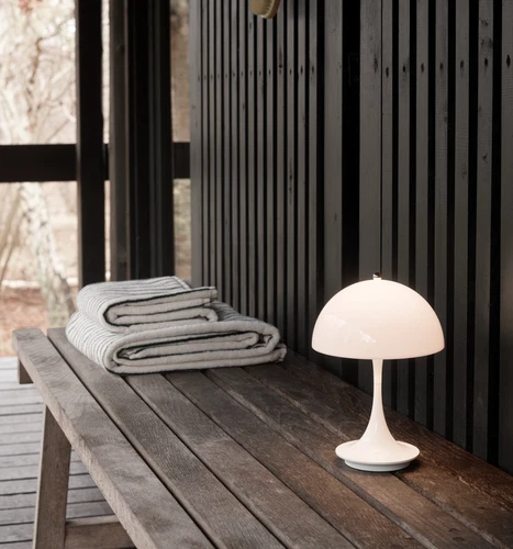 Louis Poulsen Panthella Portable LED Lamp - 27K Opal White V2 - Save 30% ($80)