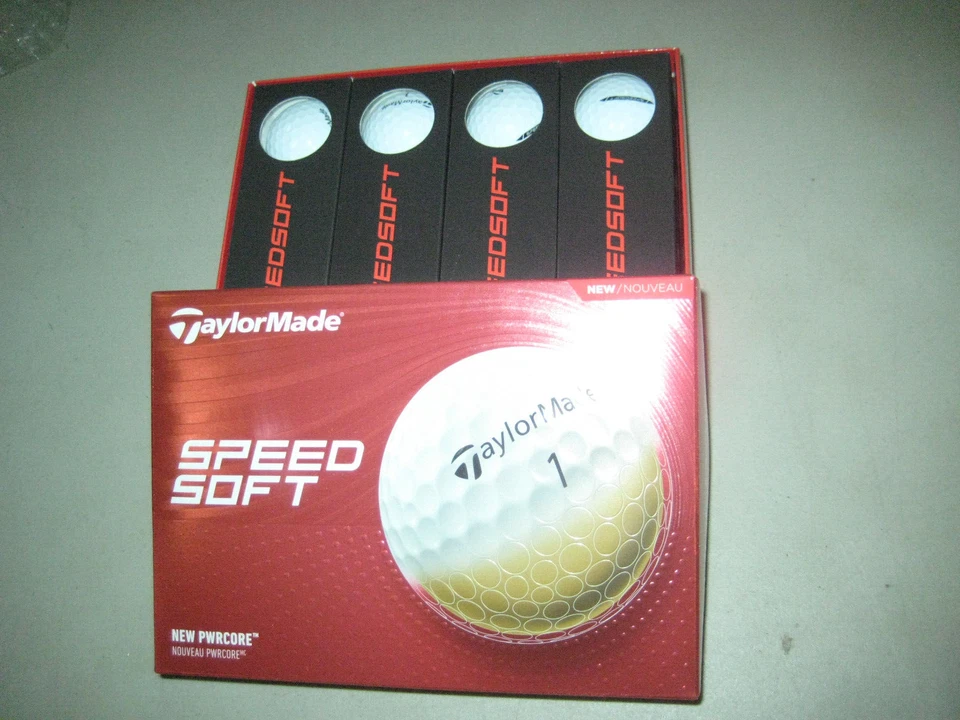 2 dozen BRAND NEW Taylor Made Speed Soft golf balls white