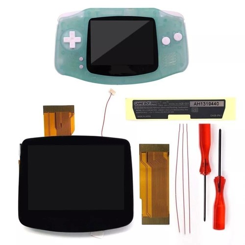 Hispeedido GBA V5 Laminated HD 3.0" IPS LCD Backlight Screen For GBA with Shell - Picture 27 of 32