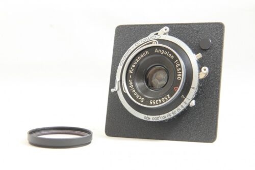 Excelente lente Schneider Angulon 90 mm F 6,8 obturador rápido 8 cm placa #3903 - Imagen 1 de 11