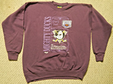 Mighty Ducks Sweatshirt Purple Size XL Inaugural Season 1993-1994 Vintage USA
