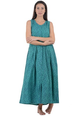Cotton Lane Bedrucktes Paisley Baumwollkleid