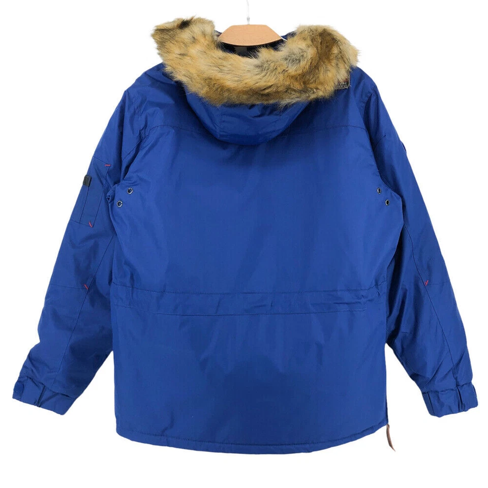 Parka Anorak Geographical Norway Para Hombre Corporativa Azul Pacífico Talla M Foto 2 de 4