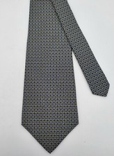 Vintage Polo Ralph Lauren Necktie Mens 100% Silk Geometric Squares USA Made 4x56