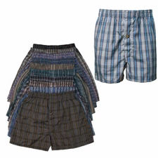 3 PK Teen Boys Plaid Boxer Shorts New Underwear Pairs Pack Small Medium Large XL