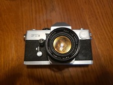 Vintage PETRI FT II Fully Auto 35mm SLR Camera w/Petri 1:1.8, f 55mm Lens Read B