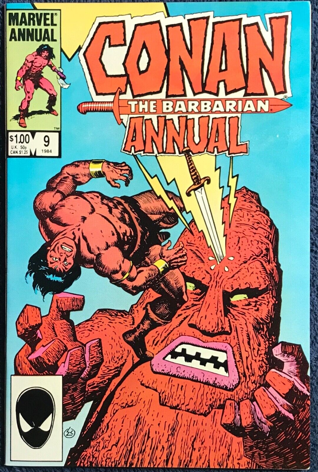 CONAN THE BARBARIAN  King-Size Annual #9 (1984) Near Mint (9.4) Marvel Comics
