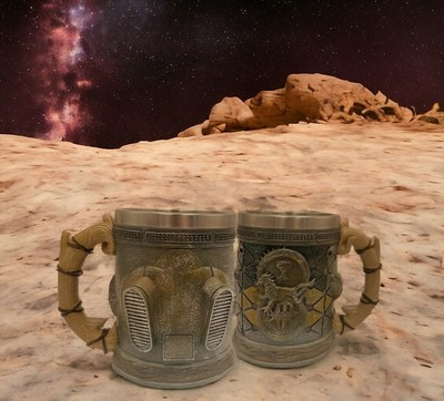 NEW Netflix Rebel Moon Collectible 20oz Stainless Steel & Resin 3D Stein/Mug Set