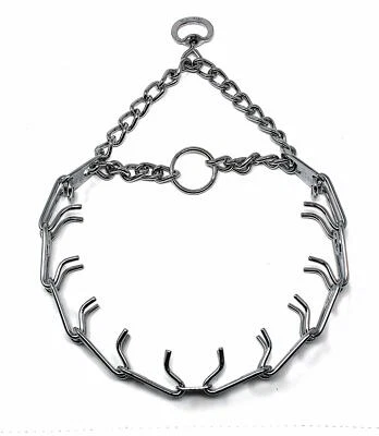 Herm Sprenger HS Ultra Chrome Metal Prong / Pinch Dog Training Collar ALL SIZES