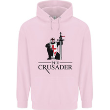 The Crusader Knights Templar St Georges Day Mens 80% Cotton Hoodie