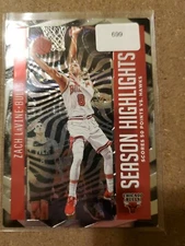 2020-21 Panini Illusions Basketball Zach Lavine Season Highlights Emerald #22