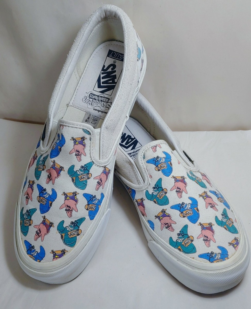 Vans Spongebob OG Classic Canvas Slip-On Sneakers Size Men display picture 2