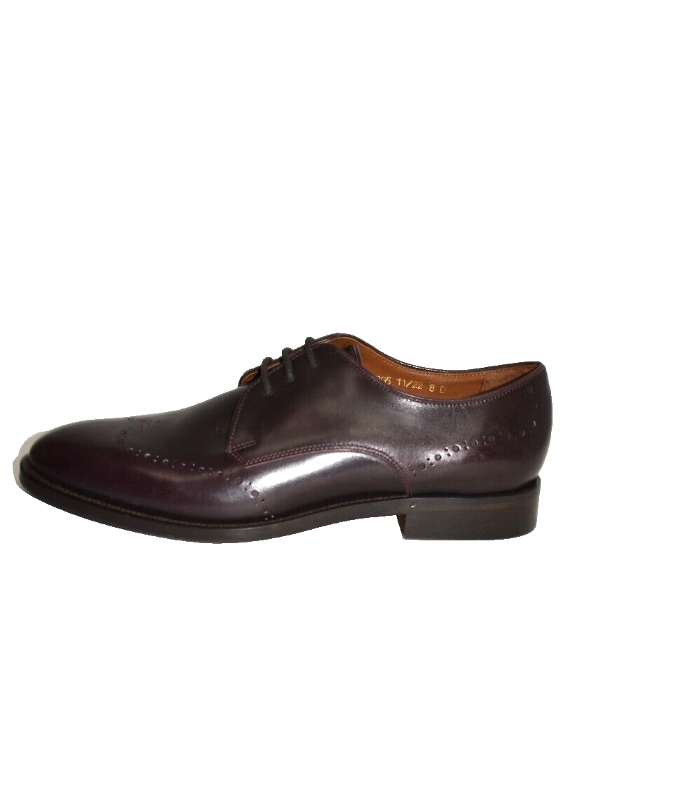 New! Allen Edmonds Lucca Derby Burgundy Leather 8 D 511805 DD402 Made in Italy New! Allen Edmonds Lucca Derby Burgundy Leather 8 D 511805  main image 2