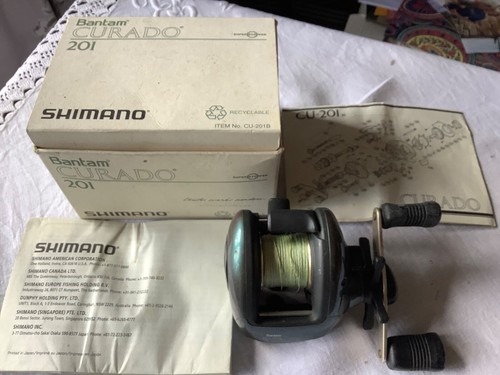 Shimano Bantam Curado 201 boxed Precision Aluminum left hand baitcasting reel - Picture 3 of 6