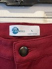 JW Jash World Womens Ponte Flat Front Skinny Pants (Women’s Size L) - NWT! — photo 2