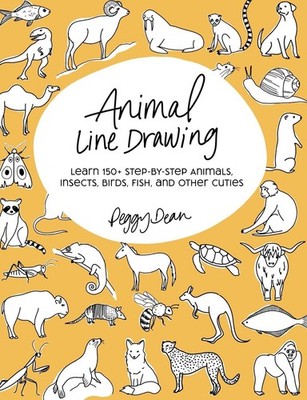 Animal Line Drawing: Learn 150+ Step-by-Step Animals, Insects, Birds, Fish, ...