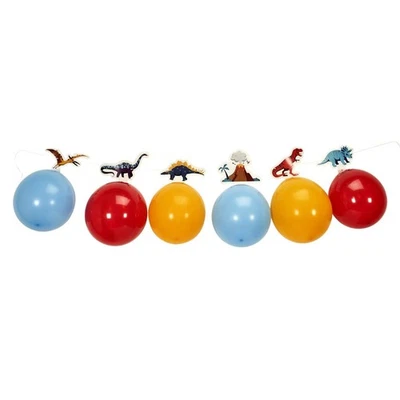 Guirlande de Ballons "Dinosaure" 25cm Multicolore - Photo 1/2