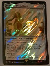 Sword of the Animist Surge FOIL NM FINAL FANTASY FF VII Magic the Gathering MTG