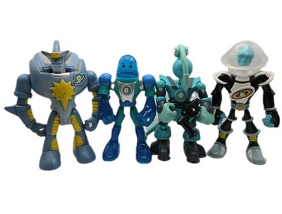Fisher Price Planet Heroes Alien Villain 4 Figure Lot #7 #8 Robot 5 Figures Toys