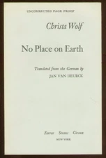 Crista WOLF / No Place On Earth Uncorrected Proof 1st 1982