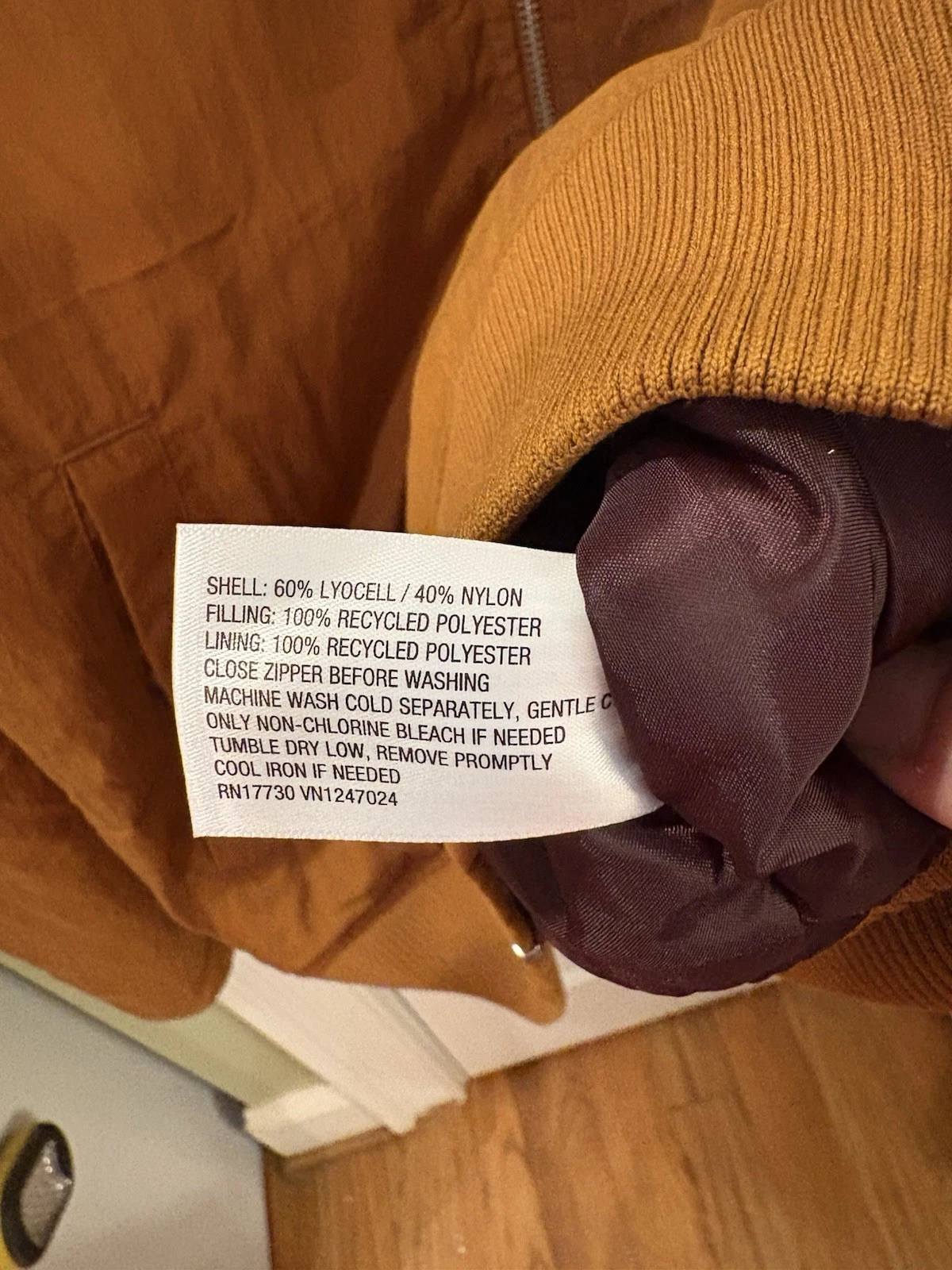 NWT Coat Men’s Size L Goodfellow & Co Brown SKU TR211 Chest 54” - product detail image 10
