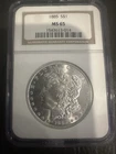 1885 Morgan San Francisco Mint! Rare NGC S $1 MS65 Silver Beautiful Toning!
