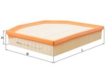 Luftfilter KNECHT LX 1250 Filtereinsatz für BMW X3 Z4 E85 E86 E83 Roadster