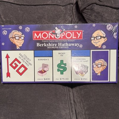 Berkshire Hathaway Monopoly Game Diamond Edition Warren Buffet NEW SEALED 2005