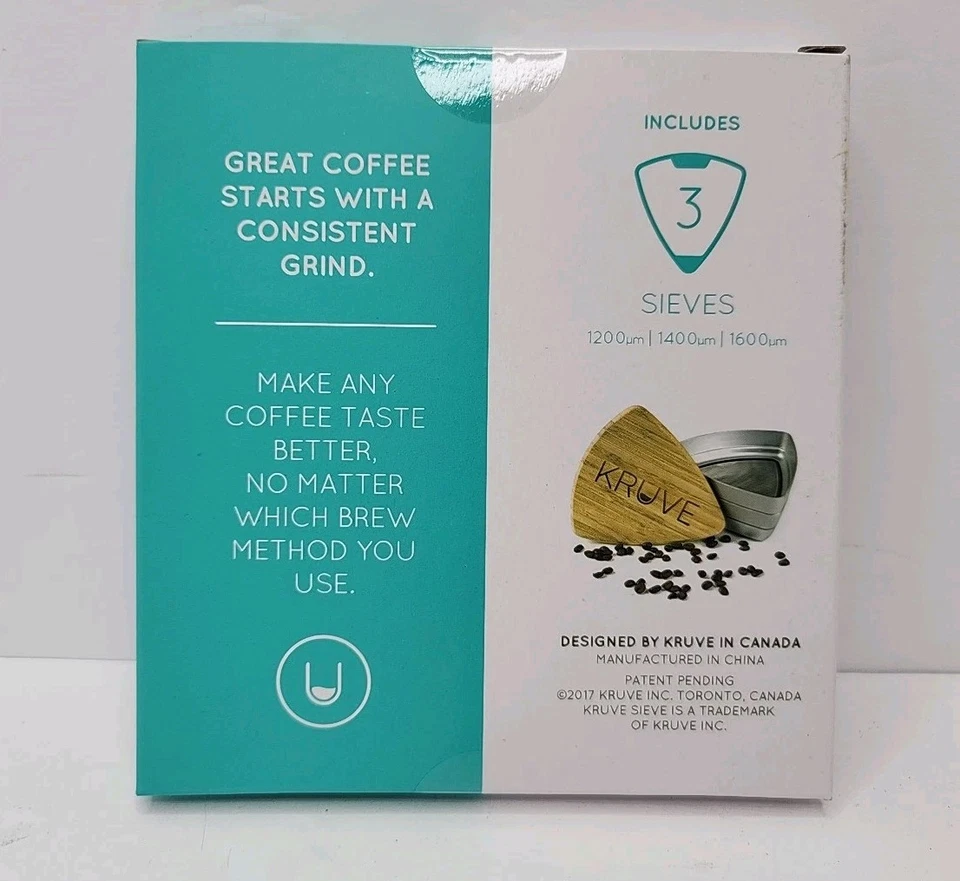 KRUVE Tamiz Grind Sieve XL Pack | 3 Tamices | 1600μm 1400μm 1200μm | NUEVO  Foto 2 de 4