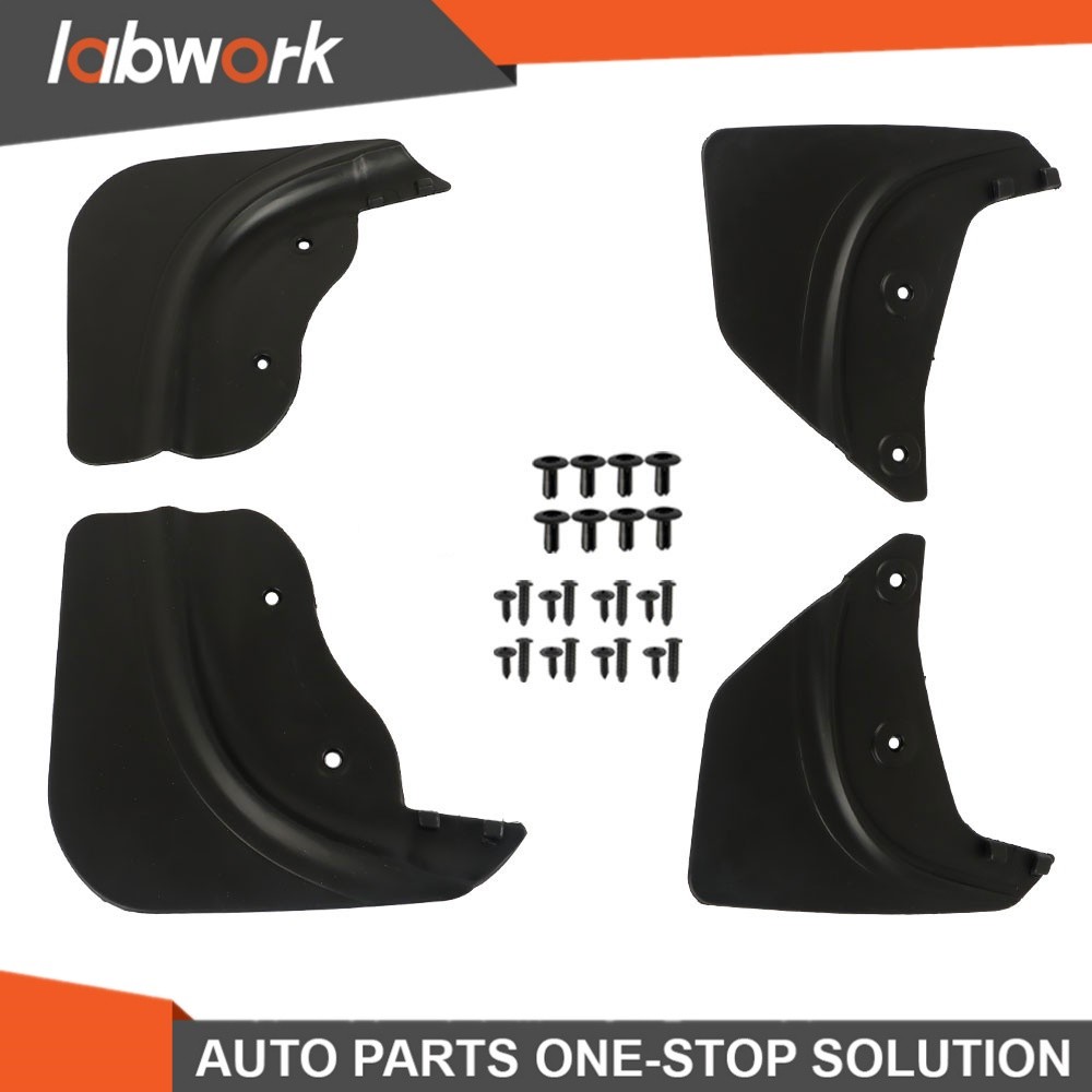 4PCS Mud Flaps Splash Guards Fender For Tesla Model Y Front Rear TPE Mudguard