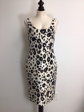 Max Mara ivory Dappled Print Dress