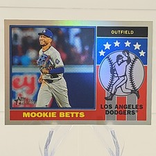 Mookie Betts 1976 Player Icons Refractor 2025 Topps Heritage Baseball Dodgers
