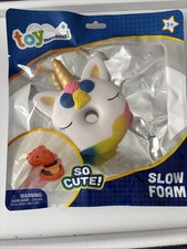 Squishy Fidget Slow Foam Stress Relief Unicorn Doughnut Squeeze Toy   NEW