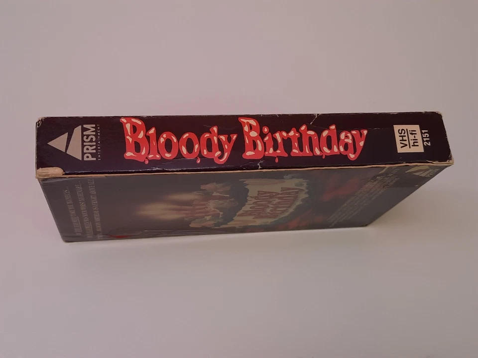 Bloody Birthday 1981 Uncut VHS USA NTSC Prism Video Ed Hunt Creepers Angst - Bild 4 von 4